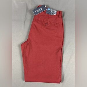 Vineyard Vines Golf Pants Performance On The Go 30 x 30 Crimson Red